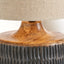 Elijah Antique Black Wash Mango Wood Table Lamp