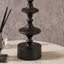 Enzo Matt Black Candlestick Table Lamp Base