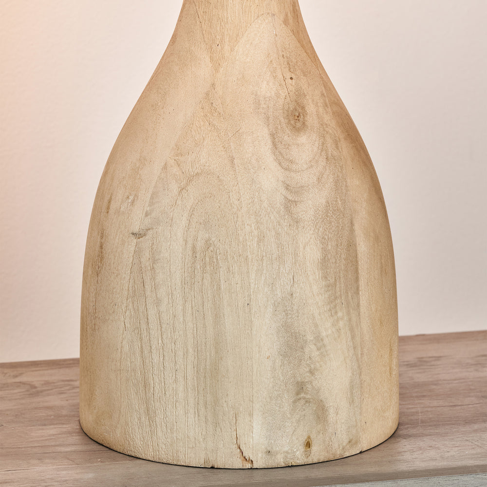 Maeve Natural Mango Wood Curved Table Lamp Base
