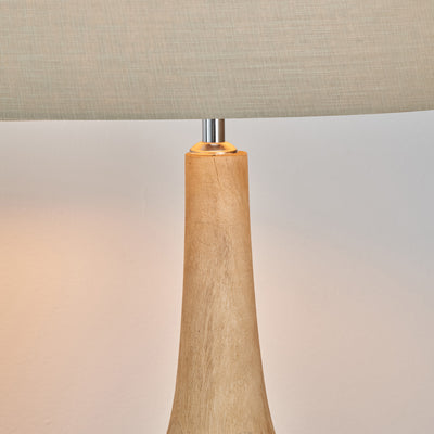Maeve Natural Mango Wood Curved Table Lamp Base