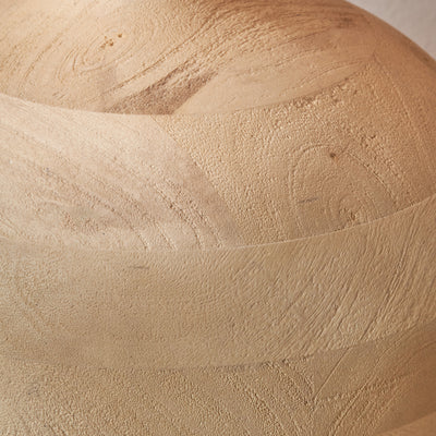 Noa Natural Mango Wood Round Table Lamp Base