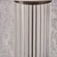 Collette Clear Glass Rod and Antique Bronze Table Lamp Base