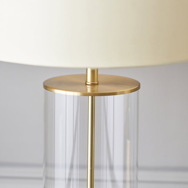 Morris Glass and Gold Table Lamp Base