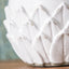 Aspen White Leaf Small Stoneware Table Lamp Base