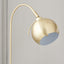 Olivier Brushed Brass and White Marble Task Lamp