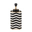 Miguel Black and White Chevron Hand Painted Table Lamp Base