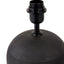 Marbois Black Engraved Wood Dome Table Lamp