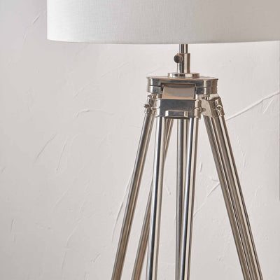 Dock Nickel Tripod Floor Lamp Base