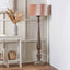 Cora Grey Wash Turned Mango Wood Floor Lamp Base