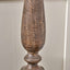 Cora Grey Wash Turned Mango Wood Floor Lamp Base