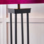 Tucson Matt Black Column Floor Lamp Base