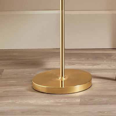 Arbus Lustre Glass Ball & Gold Floor Lamp