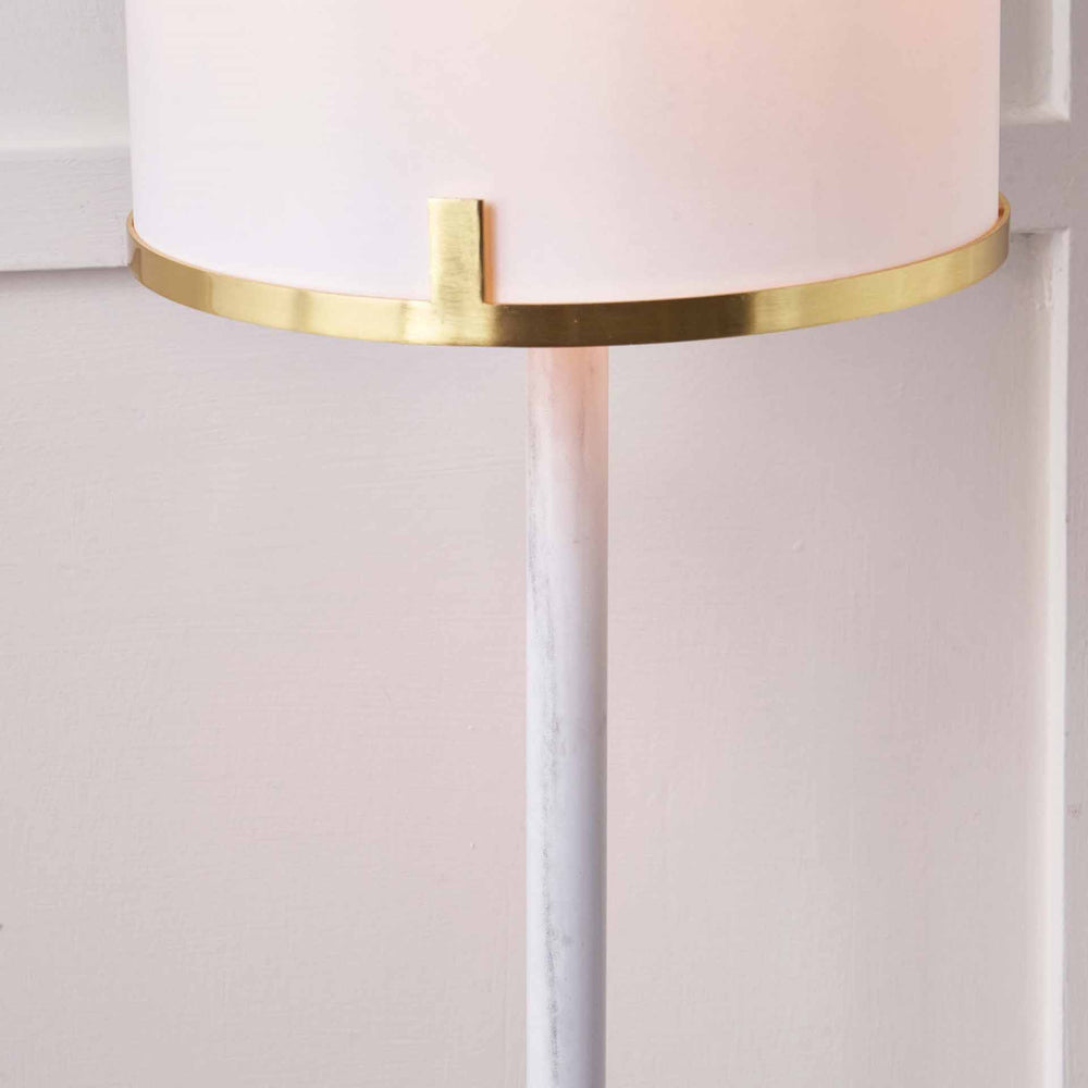 Manzoni Marble Effect Floor Lamp
