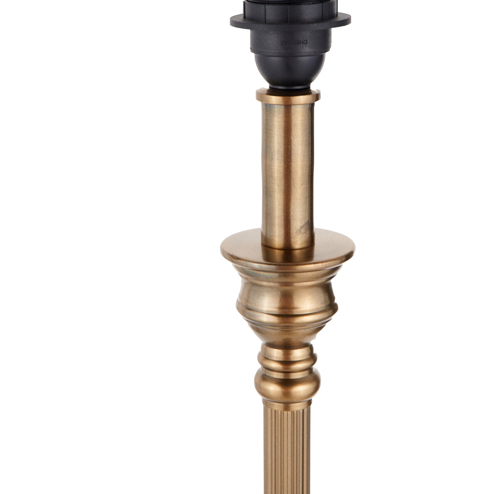 Maidstone Antique Brass Floor Lamp