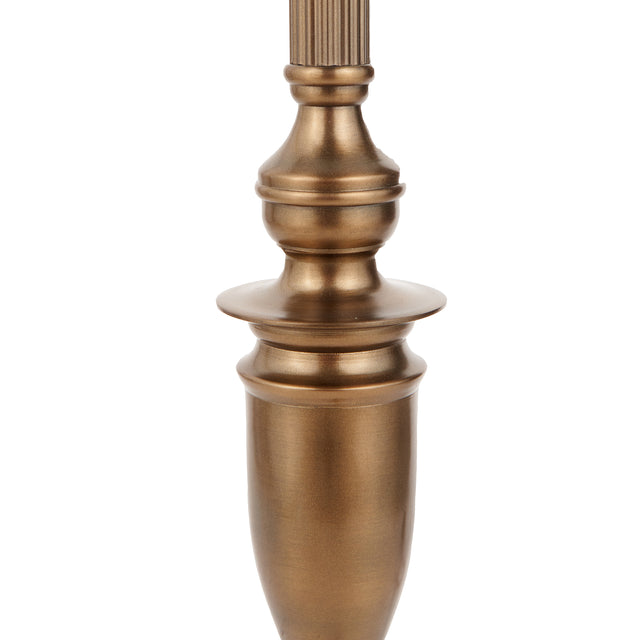 Maidstone Antique Brass Floor Lamp