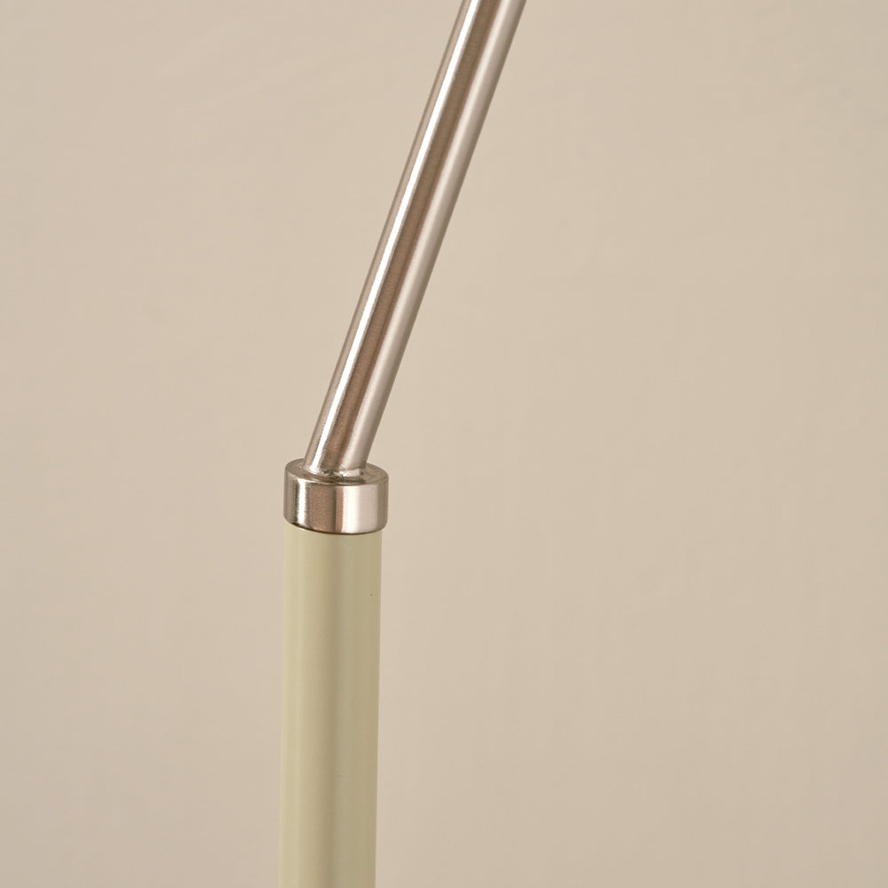 Augustine Sage and Brushed Silver Task Floor Lamp