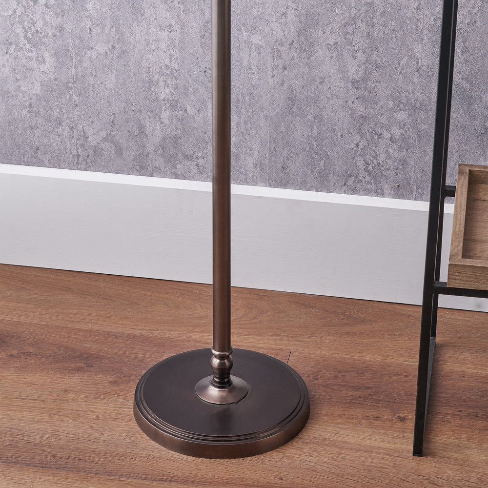 Pierre Antique Bronze Candlestick Floor Lamp Base