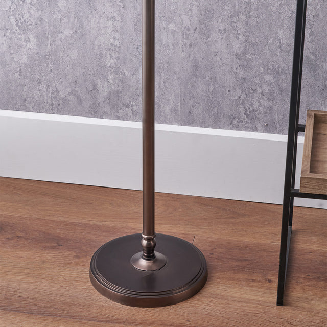 Pierre Antique Bronze Candlestick Floor Lamp Base