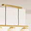 Pegasus 3 White Glass Orb and Gold Pendant