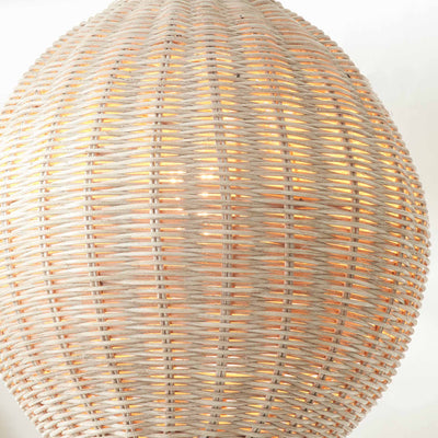 Manila Rattan Cream Wash Pendant