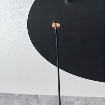 Stella Matt Black and Gold Multi Drop LED Pendant