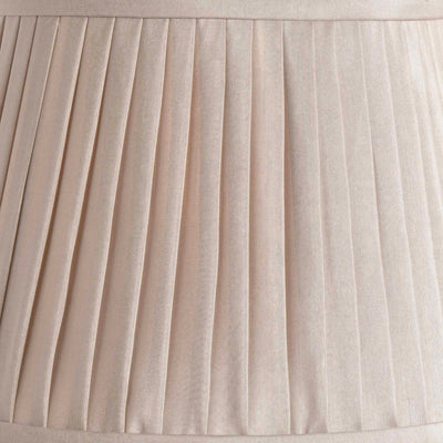 Knightsbridge Taupe Poly Cotton Knife Pleat Shade