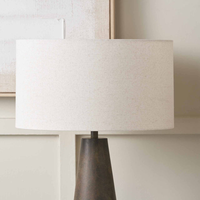 Limoux Slubby Hopsack Cylinder Lampshade