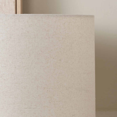 Limoux Slubby Hopsack Cylinder Lampshade