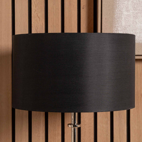 Black barrel lamp shade deals