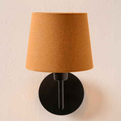 Malalos Mustard Handloom Tapered Lampshade