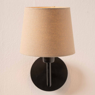 Malalos Taupe Handloom Tapered Lampshade