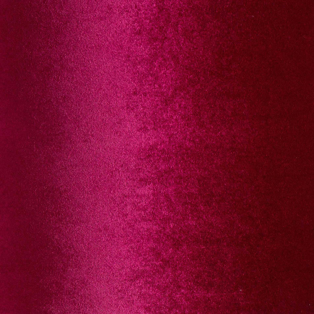 Dufrene Raspberry Velvet Cylinder Shade