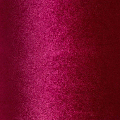 Dufrene Raspberry Velvet Cylinder Shade