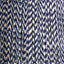 Catania Blue Ikat Hand Pleated Cotton Tapered Cylinder Shade