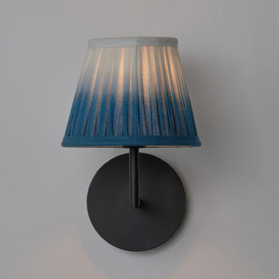 Acara Blue Ombre Soft Pleated Tapered Lampshade