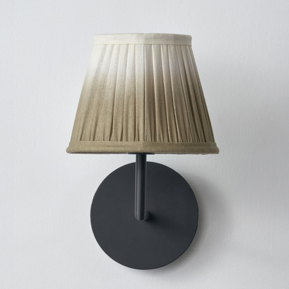 Acara Taupe Ombre Soft Pleated Tapered Lampshade