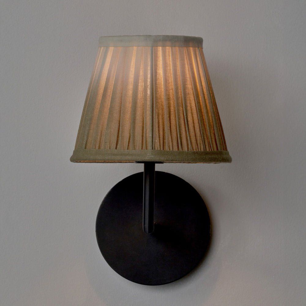 Acara Taupe Ombre Soft Pleated Tapered Lampshade