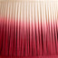 Acara Red Ombre Soft Pleated Tapered Shade