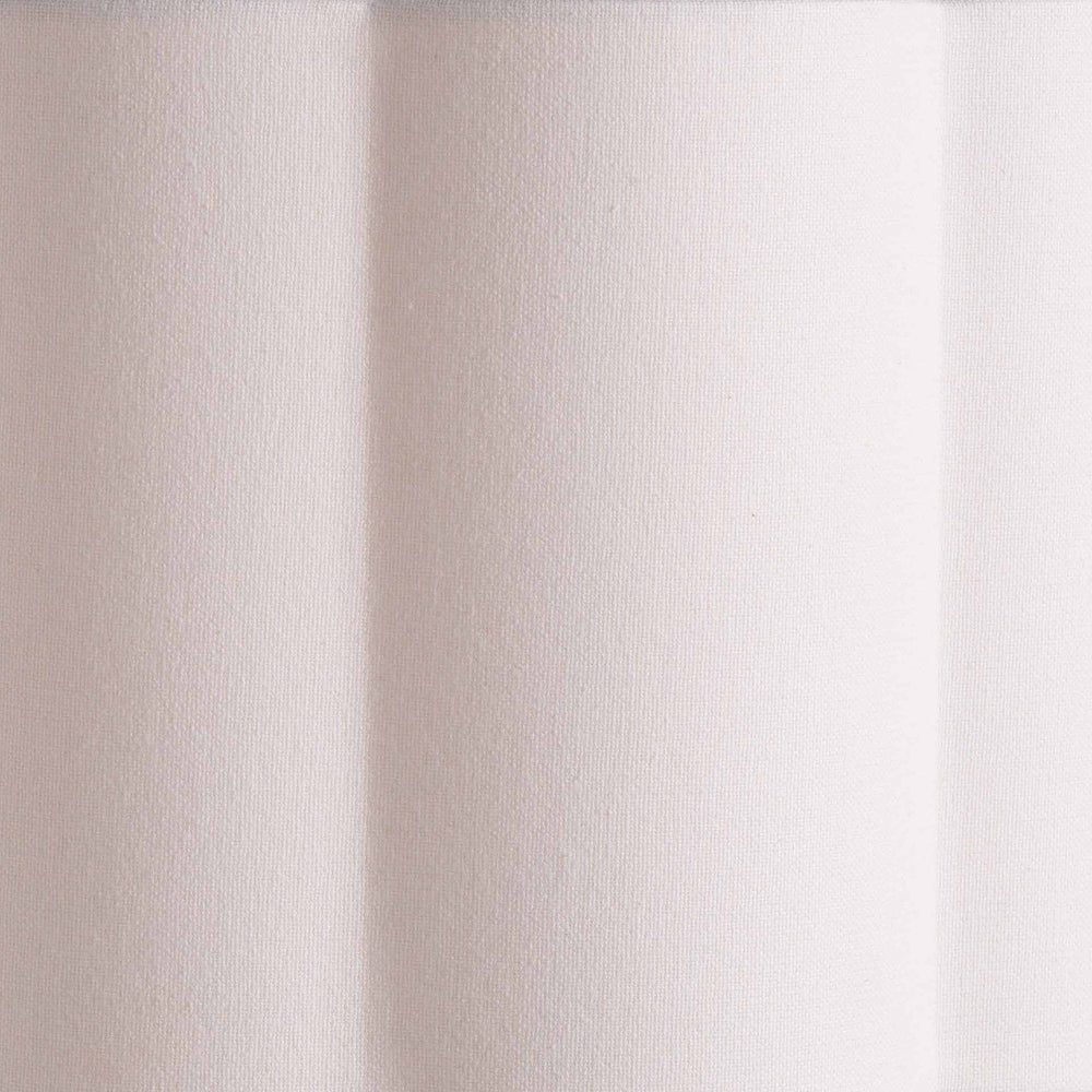 Blossom White Handloom Scalloped Cylinder Shade
