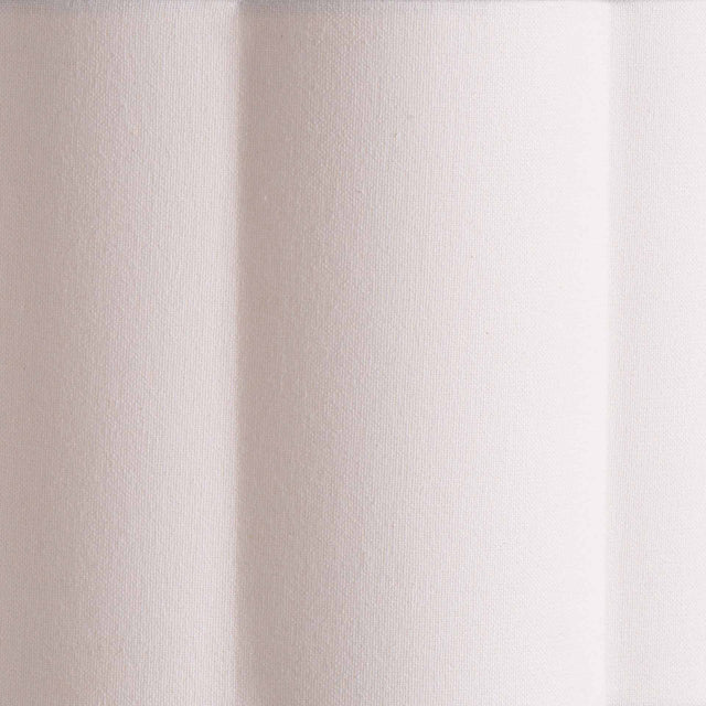 Blossom White Handloom Scalloped Cylinder Shade