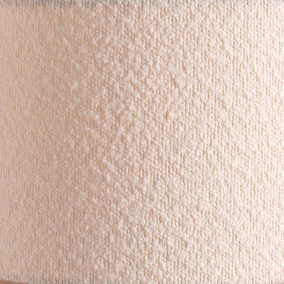 Eleonore White Boucle Cylinder Shade