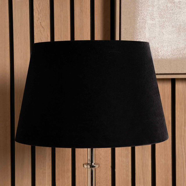 Dufrene Black Velvet Tapered Lampshade