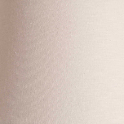 Basilan White Lined Linen Tapered Lampshade