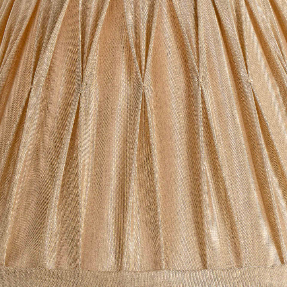 Vivian Gold Pinch Pleat Tapered Lampshade