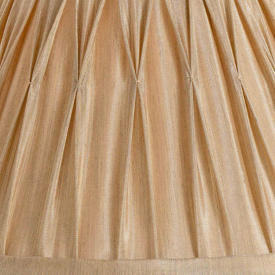 Vivian Gold Pinch Pleat Tapered Lampshade