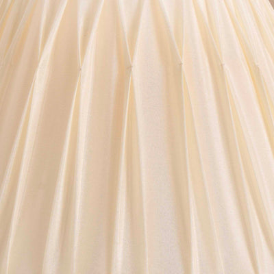 Vivian Cream Pinch Pleat Tapered Lampshade