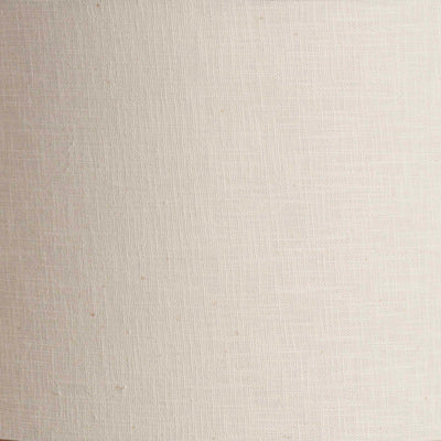 Basilan Cream Self Lined Linen Drum Shade