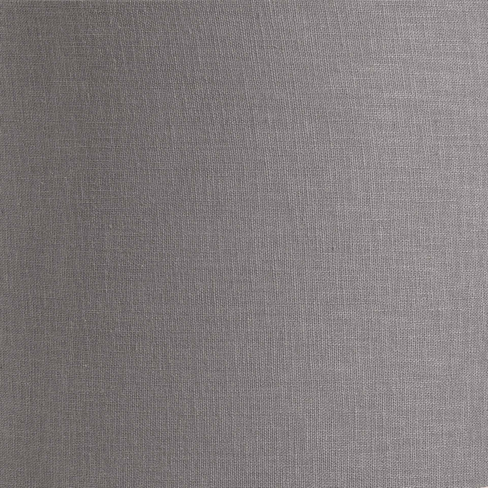 Basilan Steel Grey Self Lined Linen Drum Shade
