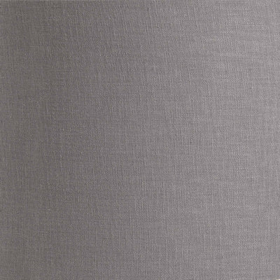 Basilan Steel Grey Self Lined Linen Drum Shade