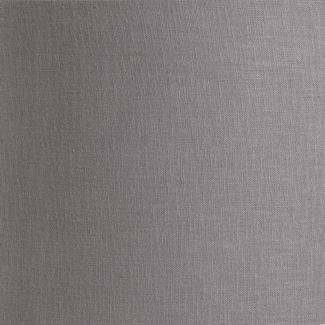 Basilan Steel Grey Self Lined Linen Drum Shade
